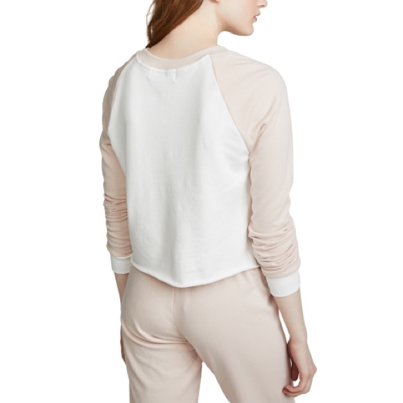 WILDFOX Sweatshirt Striped Beach House Cropped - Picture 6 of 15